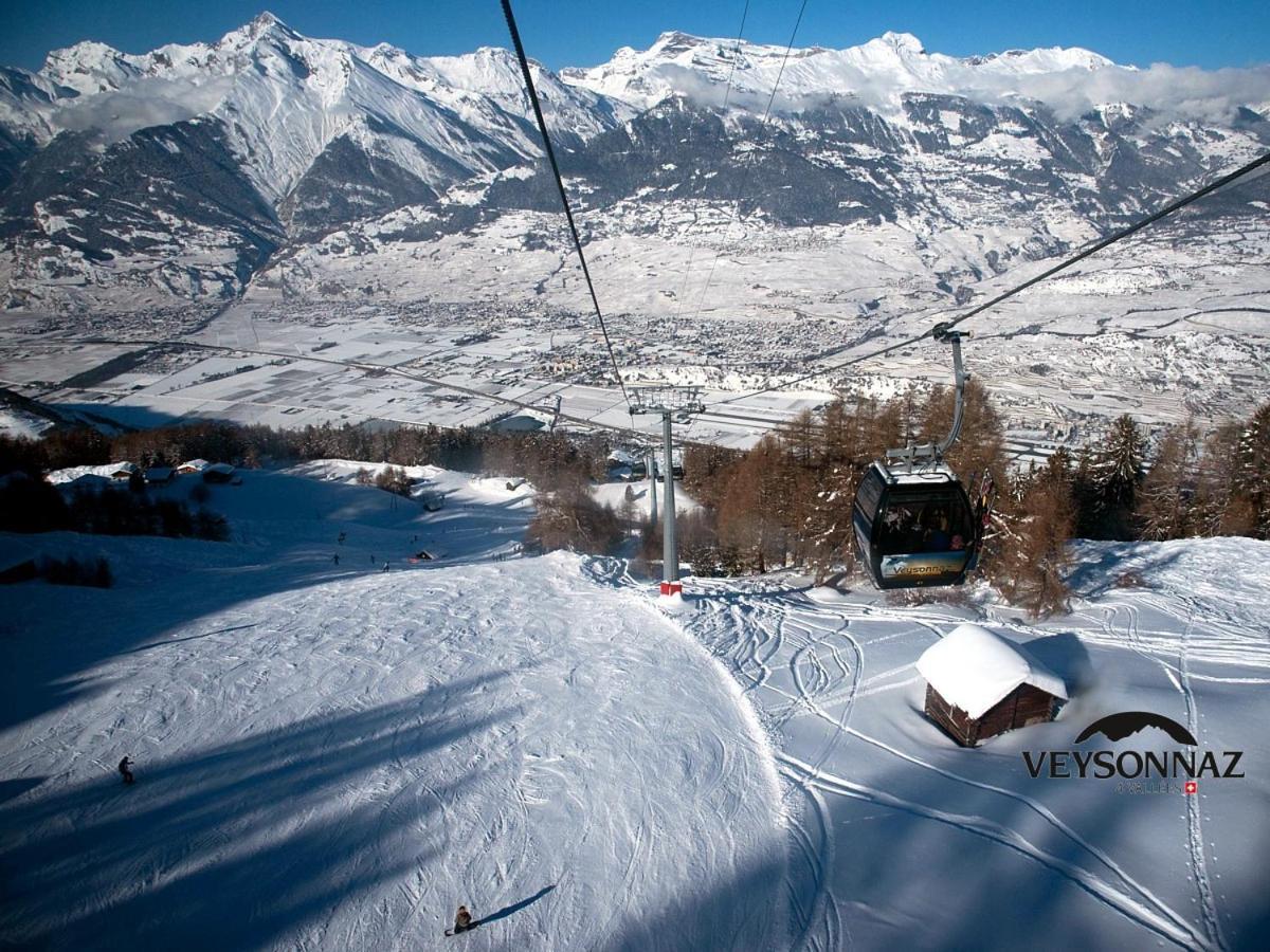 Cosy Studio For 4 Near Ski Lift, Melezes K22 Veysonnaz Exterior foto